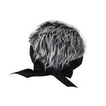 Falso cappello per testa con parrucca artificiale per uomini e donne, divertente, basetta corta, cappello per parrucca, adatto a tutte le s