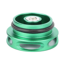 Aluminium Alloy Fuel Tank Cap Cover for Dodge Ram 2013-2018, Green