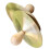 3 Pair Brass Cymbals with Knobs Finger Cymbals with Wood Knobs for Dancer Party Percussion Instrument 6
