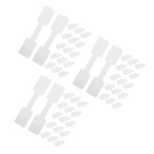 600Pcs White Self Adhesive Jewelry Display Tags Paper Price Labels