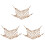 3Pcs Bite-Resistant Pet Climbing Nets Light Brown Parrot Hanging Nets 1
