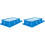 2Pcs Blue Pe Pool Covers Pool Floor Pads Waterproof Dustproof Cushions 1