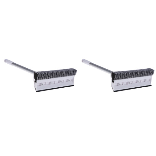 2pcs Telescoping Squeegee Cleaner Window Wiper