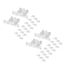 40Sets Sturdy Plastic Push Catch Latches for Cabinet Doors and Drawers