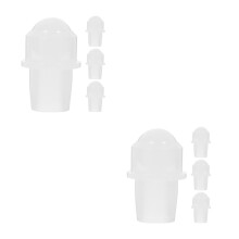 8Pcs White Roller Balls for 10Ml Essential Oil Bottles 16Mm Neck