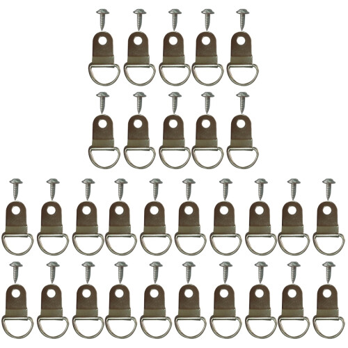 600Pcs Silver Small Stitch Hangers for Picture Frames Wall Mount Hooks