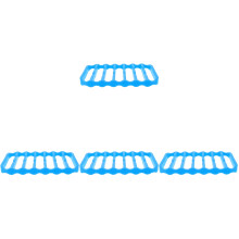 4Pcs Heat-Resistant Blue Silicone Baking Rack Non Stick Cooking Mat