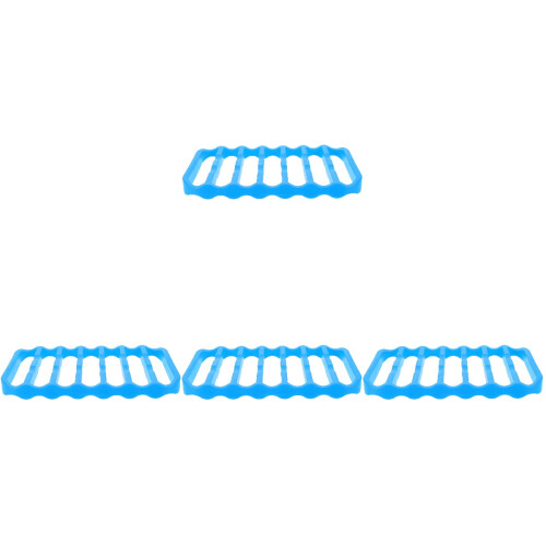 4Pcs Heat-Resistant Blue Silicone Baking Rack Non Stick Cooking Mat