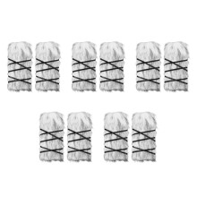 5Pairs Furry Viking Leg Warmers Adjustable Light Grey Cosplay Wraps