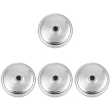4Pcs Silver Aluminum Pan Lid Anti-Scalding Handle Kitchen Pot Cover