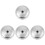 4Pcs Silver Aluminum Pan Lid Anti-Scalding Handle Kitchen Pot Cover 1