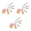 3Sets Soft Pink Mini Makeup Brushes with Portable Case for Travel 1