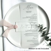 140 Pièces de Marque-Place Vierge en Acrylique Givré pour Mariage, Arc Transparent, Étiquette Cadeau, Plaque Nominative, Plan de Table, Bricolage,