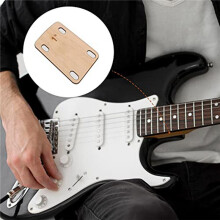 12Pcs Guitar Neck Shims, Solid Maple Wood Guitar Neck Shim Protection 0.25, 0.5 and 1 Degree Guitar Neck Plate Tool
