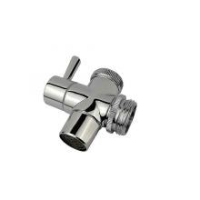 Robinet inverseur en laiton avec aérateur, adaptateur évier de cuisine vers tuyau d'arrosage, raccord 3 voies G1/2 x 3/4 chromé