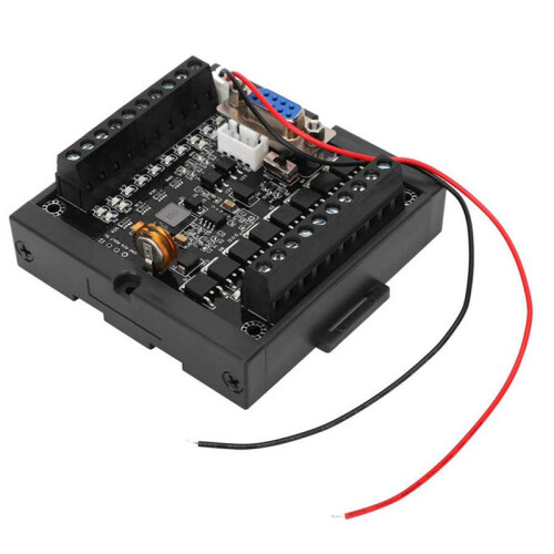 2X Programmable Controller FX1N-20MT PLC Module Regulator Industrial Control Board DC24V Programmable Logic Controller 2