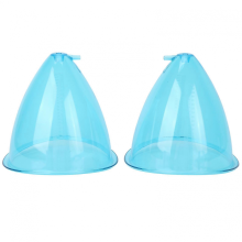 2pcs Cupping Therapy Cup Set Suction Massage Vacuum Therapy Machine Accessories for ButtocksM(120ml)