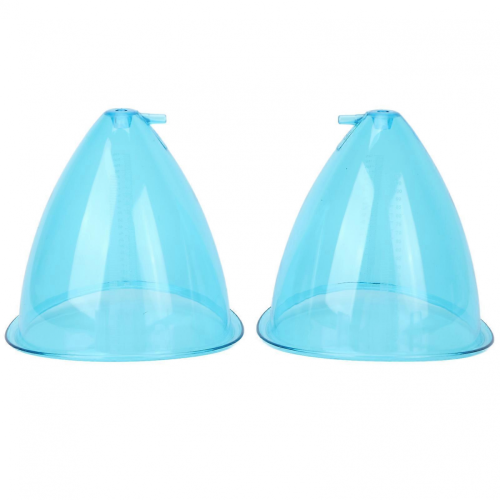 2pcs Cupping Therapy Cup Set Suction Massage Vacuum Therapy Machine Accessories for ButtocksM(120ml)