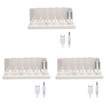 Flameless Candles with Remote Control Timer & Charging Base, 36pcs USB Rechargeable Battery LED Tea Lights Candles