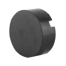 Side Rubber Cushion for Automotive Jack 6CM Black Groove Disc Pinch Weld