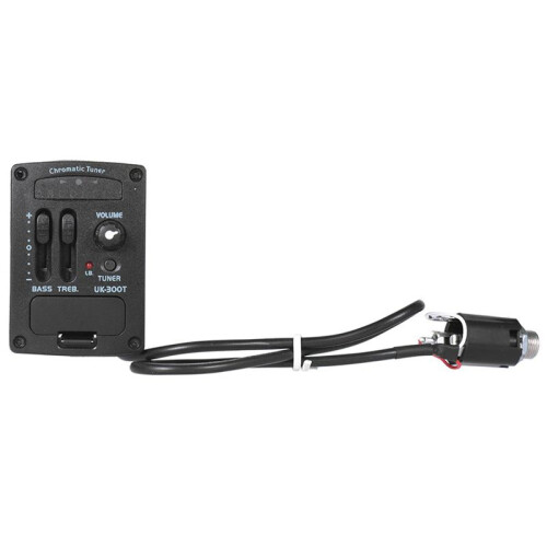 5X Uk-300T Ukulele Piezo Pickup Preamp 2-Band Eq Equalizer Ukelele Pickups Tuner System 2