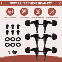 36PCS Locking Tuners Tuning Heads Lock String Tuning Pegs Tuner Electric Guitar Machine 18L+18R