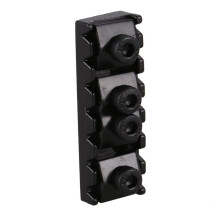 2X 7 String Locking Nut Electric Guitar Nut Tremolo Bridge 48mm (Black)