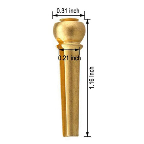 3Set Akustisk Gitarr Strängände Nut Bridge Sadel Abalone Pins Replacements Set (Mässingsstift & Bensadelmutter) 2