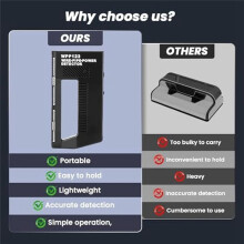 3pcs WPP123 Metal Detector, Wall Scanner Metal Detector,Adjustable Alert Pipe Power Wall Stud Finder Metal Detector