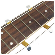 12Pcs Metal String Spreaders Guitar Luthier Tool for Cleaning Fretboard Yellow