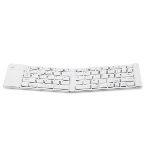 Teclado Bluetooth dobrável ultrafino com touchpad, recarregável e sem fio para Android, Windows e iOS - Compatível com diversos dispositivos e 2