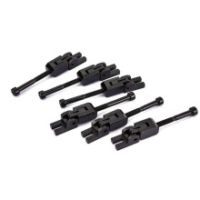 Set mit 36 Gesperrten Sätteln mit Doppel Verriegelungs System für die Gitarren Tremolo Brücke (Schwarz)