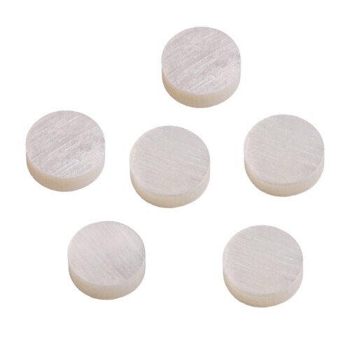 40x Mere Blanche de Perle Coquille Point  Fabricant de Marqueterie 6mm 1