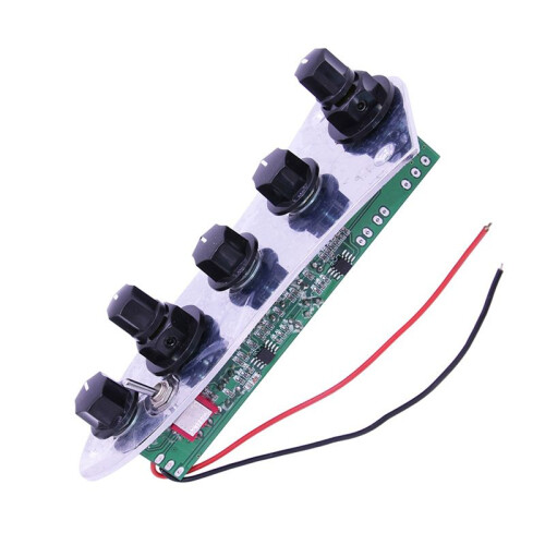 6X 5 Jazz JB Bass Loaded Wired Control Plate för 4/5-Strängade Basgitarrdelar 2