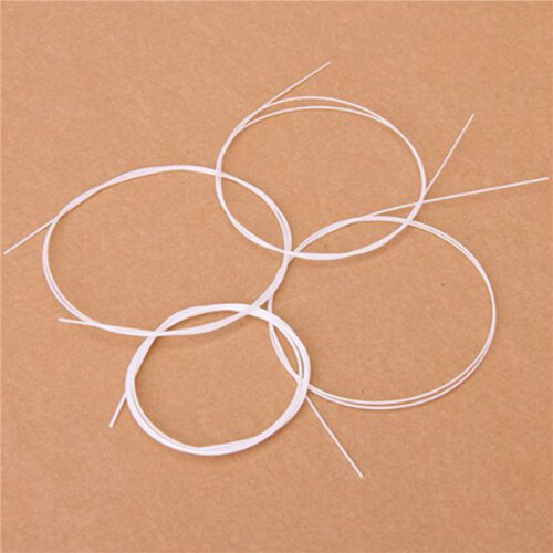 20 Stueck Weiss Nylon Ukulele Saite Set 2