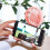 2X  Portable USB Rechargeable Silent  Fan 3 Speed Adjustable with Lighting Function for Car  Stroller 5
