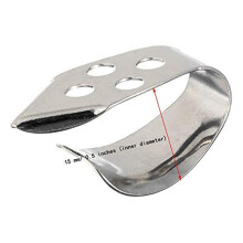 8 Pièces Séries En Métal Pouce Doigt Guitare Pics En Acier Inoxydable Choix de Guitare pour Guitare Acoustique Banjo Ukulélé