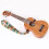5X Justerbar Mjuk Polyester Gitarr Ukulele Gitarr Akustisk Bas Axelrem Bältesband Krokband 4