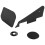 3set Black Pickguard /Cavity / Covers/Pickup Selector Plate /Bracket/Screws for LP Guitar Style 8