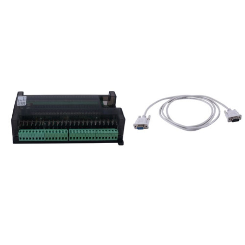 2X LE3U FX3U 48MT RS485 RTC(Real  Clock)24 Input 24 Transistor Output 6 Analog Input 2 Analog Output Plc Controller 1