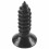 150Pcs Pickguard Screws 3MM for  Strat Style Guitar(Black) 3