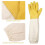 1Pair Soft Hand, Straight Thumb Beekeeper XL Size Yellow Gloves 2