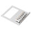 2X 6 Roller Saddle 6 String Humbucker Guitar Bridge do Gitary Tele Telecaster (Chrome) 3