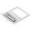 2X 6 Roller Saddle 6 String Humbucker Guitar Bridge do Gitary Tele Telecaster (Chrome) 5