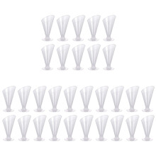 90Pièces Coupes Miniatures Transparentes Pour Dessert Mousse Gelée