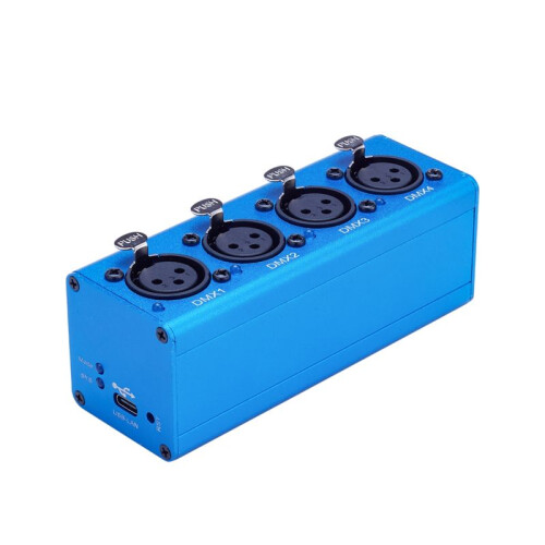 ArtNet  DMX512 Interfaccia Ethernet per Controller di Illuminazione 4 Universe 2048 Disco con MA2 2