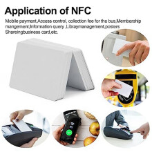 100 Tarjetas NFC NTAG215 En 215 Tarjetas NFC 215 Etiquetas Tarjetas NFC Regrabables 504 Bytes de Memoria para Todos Los Dispositivos