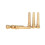 24 Stycken Mässing Folk Akustisk Gitarr Bridge Pin Peg Nail Metal 3