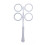 Optical Flipper Double Sided High Definition Vision Training Optometry, ABS & Resin Material 8