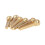 24 Stycken Mässing Folk Akustisk Gitarr Bridge Pin Peg Nail Metal 6
